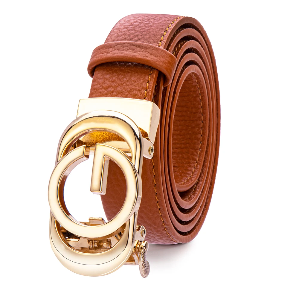 New Trend 2022 Women Belts Brand Designer Luxury belt for women High Quality Cowhide Leather Belt Female Automatic Buckle luxuri