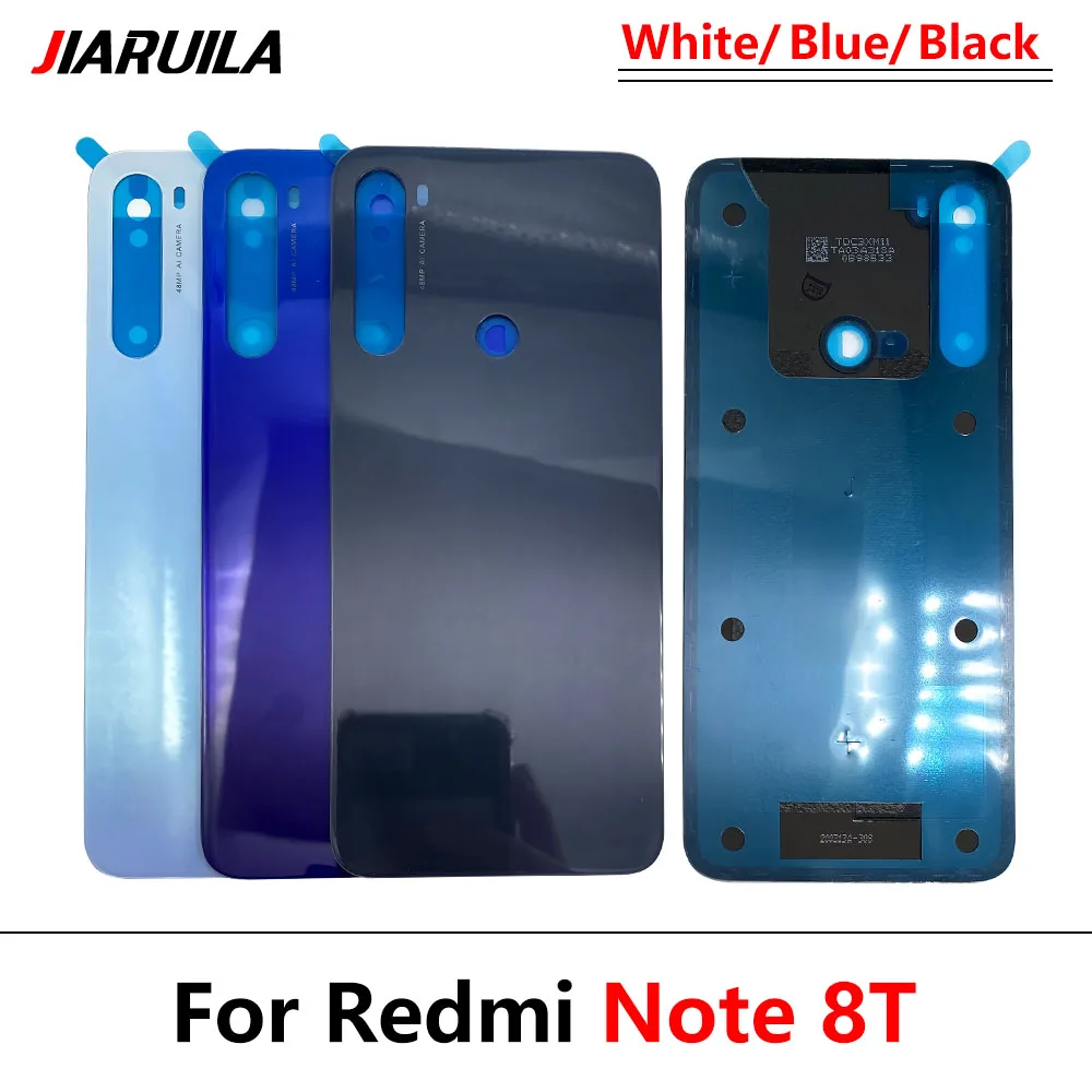 Original For Xiaomi Redmi Note 8 8T Pro Back Glass Cover Door Replacement Housing Battery Cover Rear Case With Adhesive Sticker enlarge