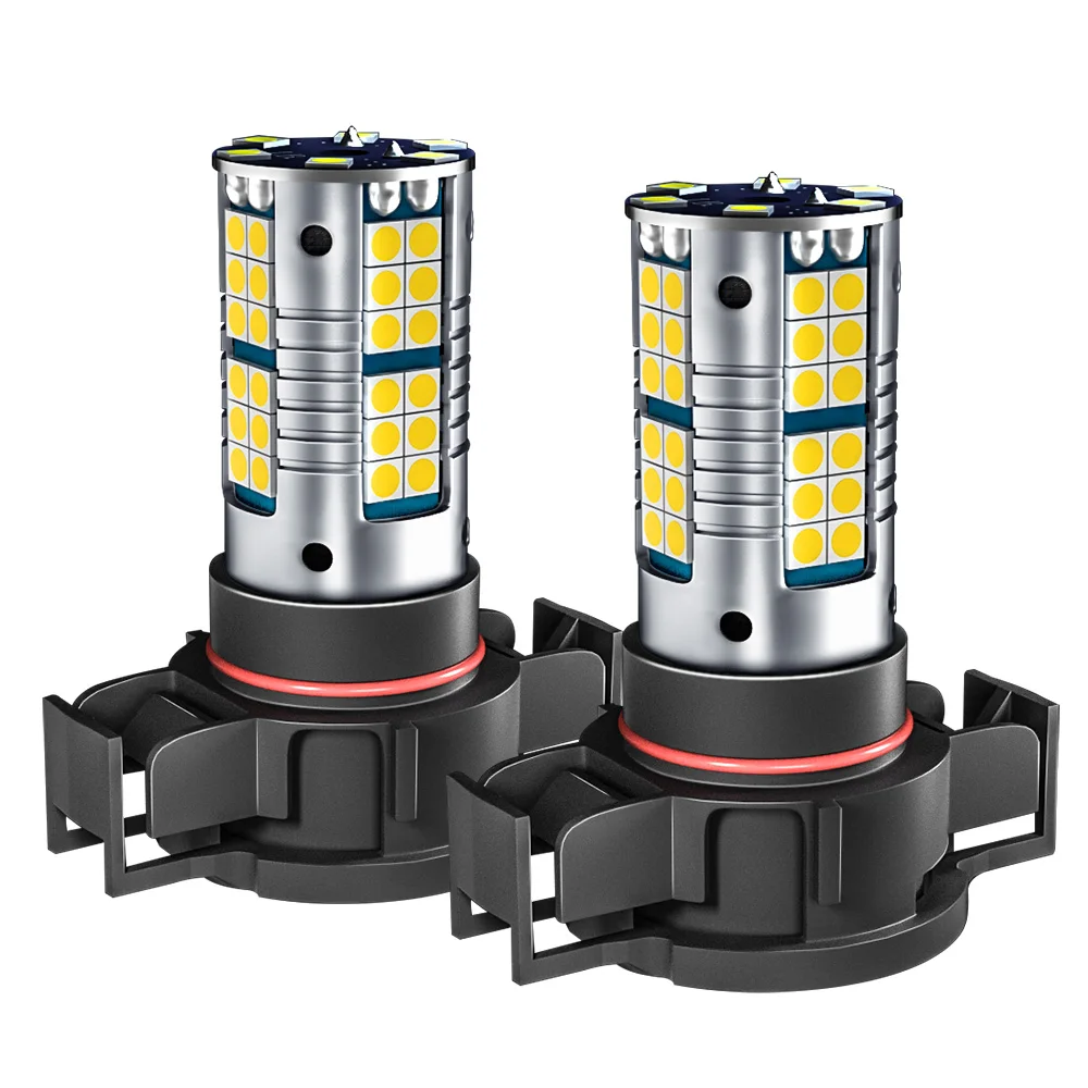 

Светодиодные дневные ходовые огни 2 шт., лампа DRL PSX24W 2504 Canbus без ошибок для Jeep Compass 2017 2018 2019 2020 2021