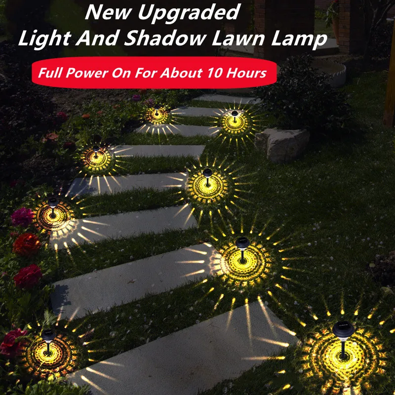 

Garden Outdoor Solar LED Lights RGB Multi-Color Lighting Solar Path Lawn Light Garden Decorative Landscape Shine Lamps