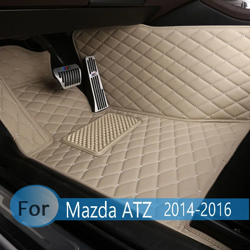 

Автомобильные коврики для Mazda 2014, 2015, 2016, автомобильные аксессуары, водонепроницаемые коврики, внутренние защитные детали, Пользовательские...