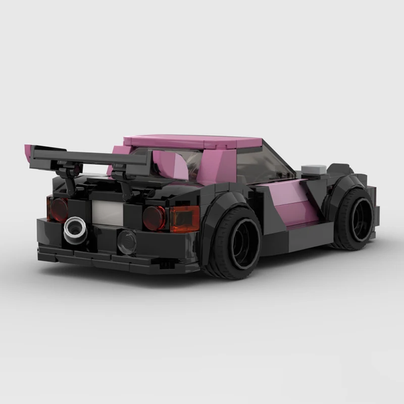 Фото Хит продаж: Конструктор MOC-186200 Mazda MX5 Miata, совместимый с LEGO, умный набор для сборки для мальчиков №3