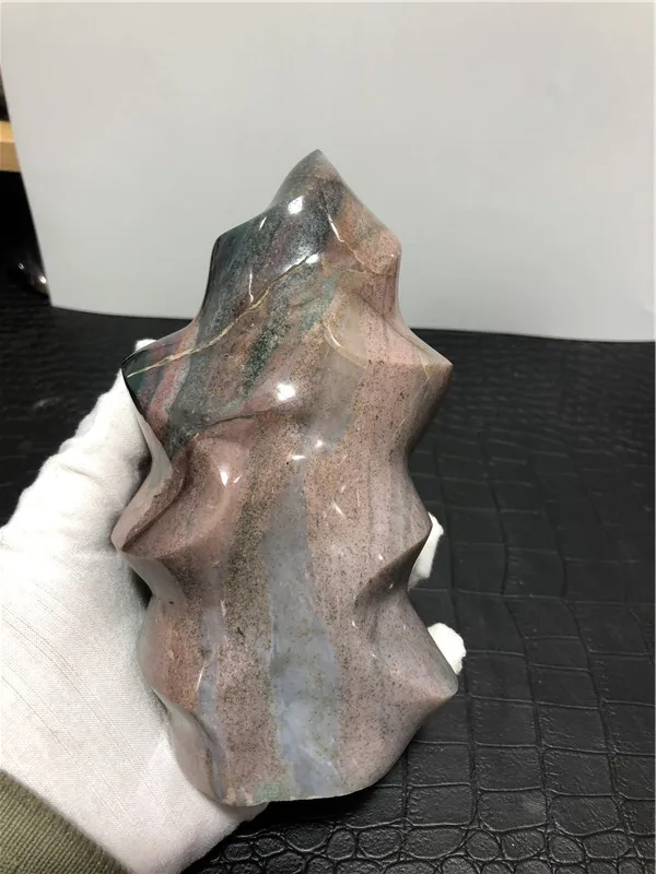 1 15 кг натуральный океанская яшма хрустальный факел хрустальные поделки