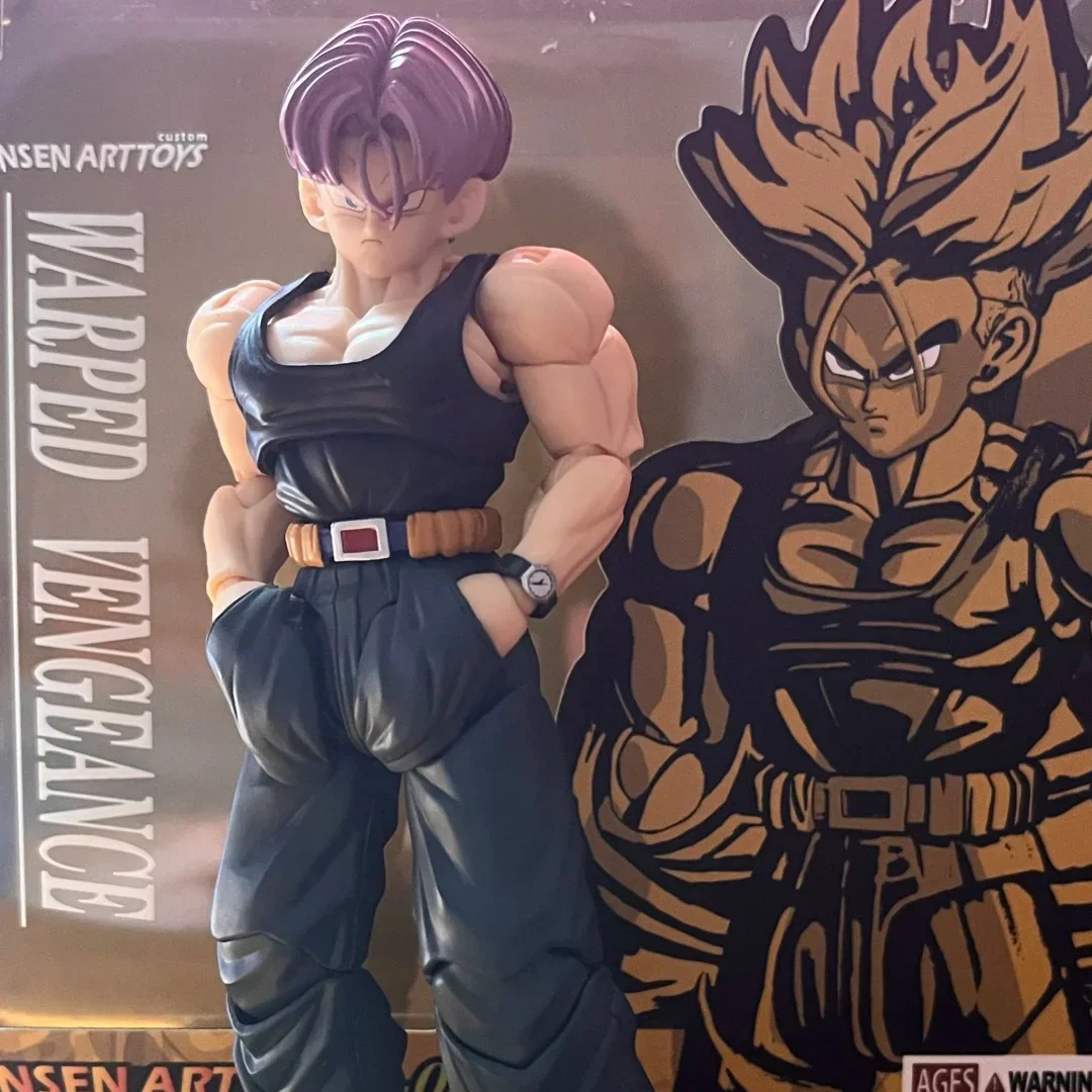 Фото Второе издание Tonsenarttoys: Фигурки-модели Kamione Dragon Ball Z Super Saiyan SSJ SSJ2 Транкс 05a 05b №3