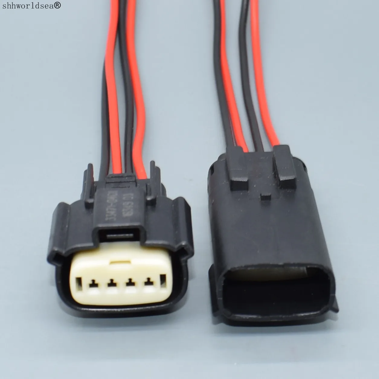 

Shhworldsea 1 Set 4 Pin Automotive Light Lamp Connector Socket Ignition Coil Female Plug For Ford Chevrolet Buick 33471-0469