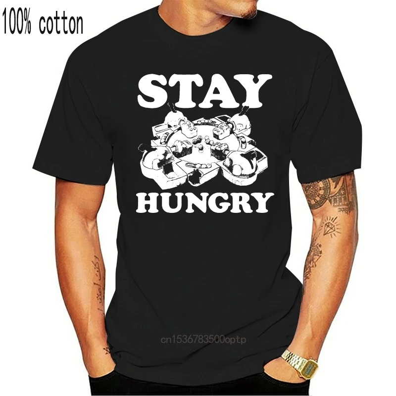 

Man Clothing Hungry Hungry Hippos Stay Hungry Adult T Shirt