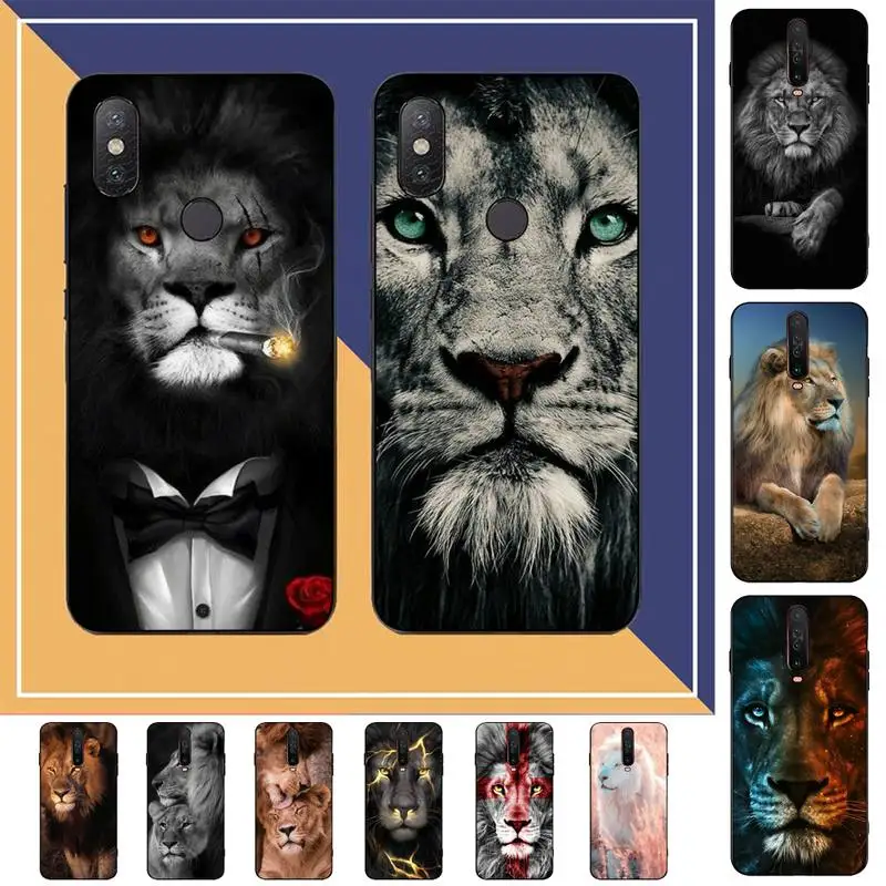 

Lion Animal Phone Case for Redmi Note 8 7 9 4 6 pro max T X 5A 3 10 lite pro