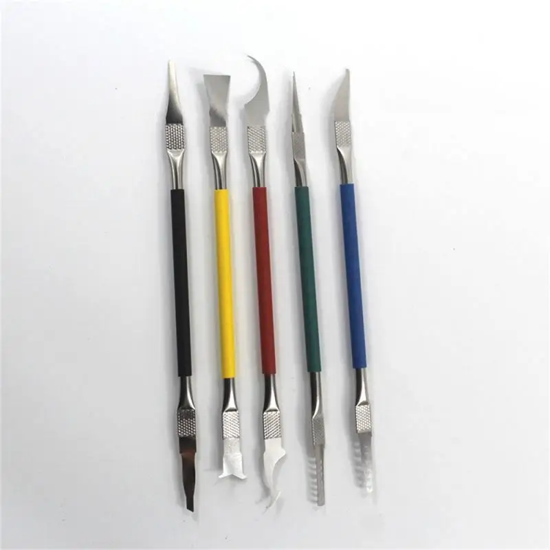 

Резиновый нож для снятия ЦП 5 в 1, лопатка для чипа материнской платы сотового телефона, инструменты для разборки и ремонта