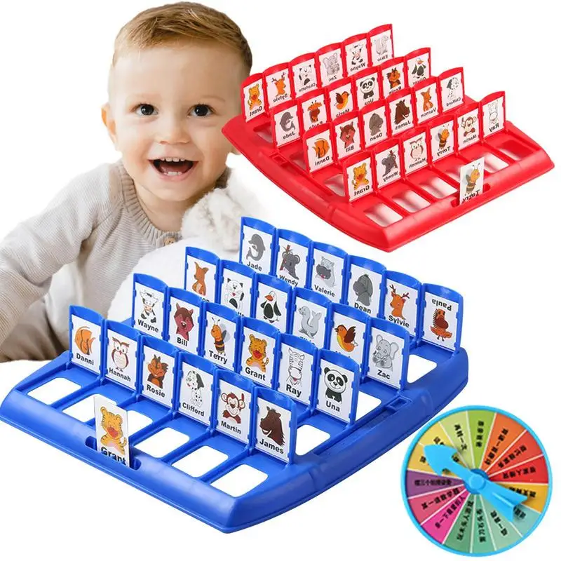 

Who I Am Game Excited Who Game For Kids 48Pcs Gusee Game Intellectual Logical Thinking Preschool Game For Indoors Family Friends