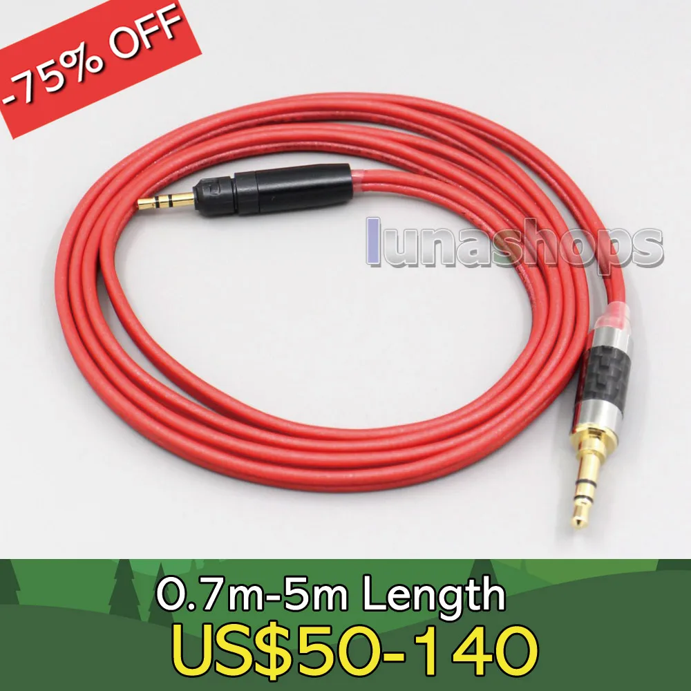 4.4mm XLR 2.5mm 3.5mm 99% Pure PCOCC Earphone Cable For Ultrasone Performance 820 880 Signature DXP PRO STUDIO LN006689