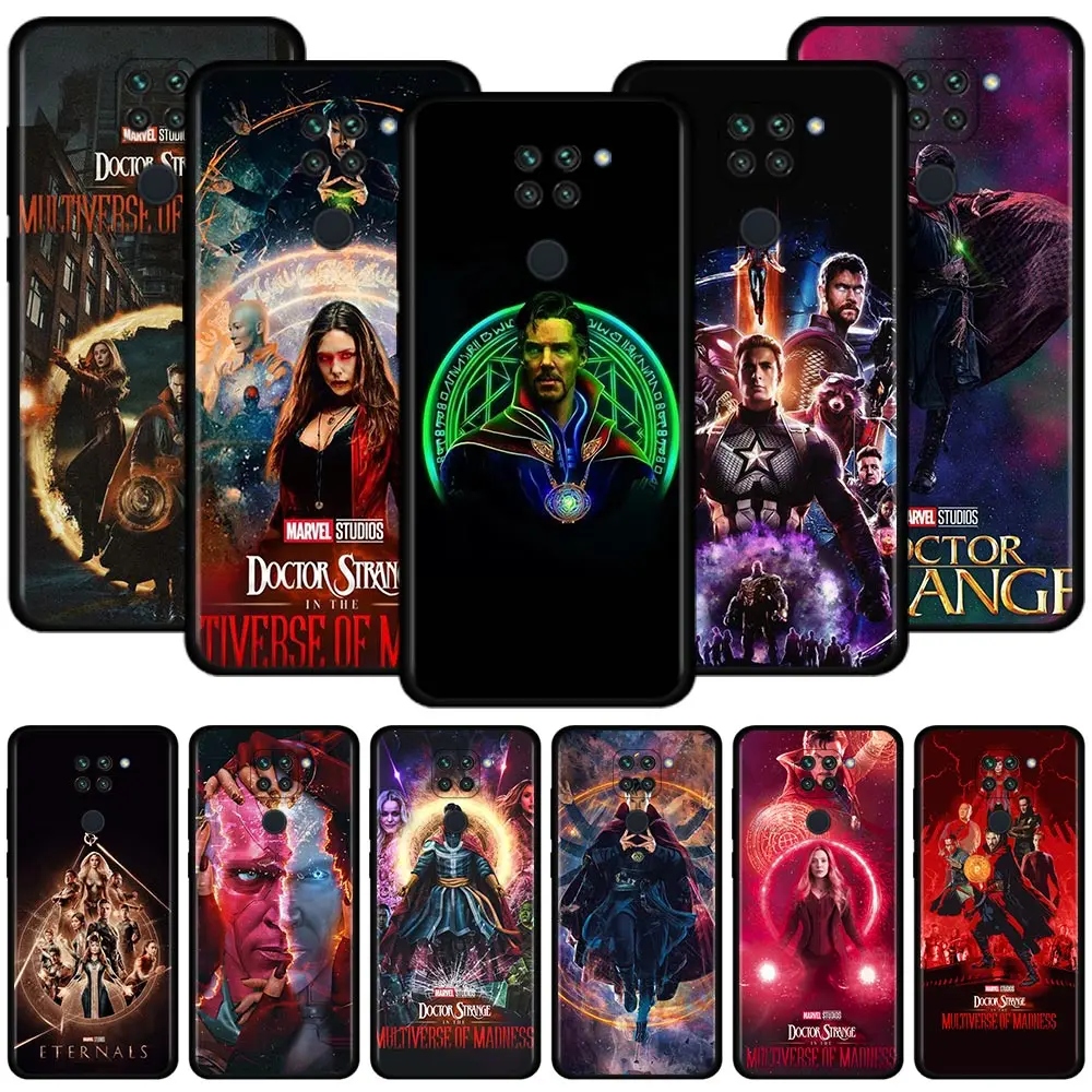 

Phone Case For Xiaomi Redmi Note 9S 9T 9 8T 10 11S 11T 11 10 8 Pro K40 10C 9A 9C K50 K40S Coque Multlverse of madness Marvel