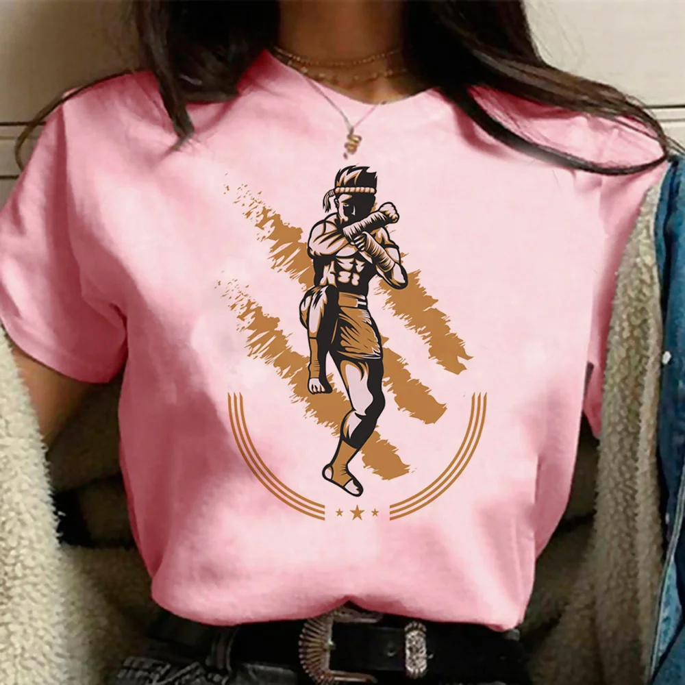 

Muay Thai Tee women summer tshirt girl harajuku clothing