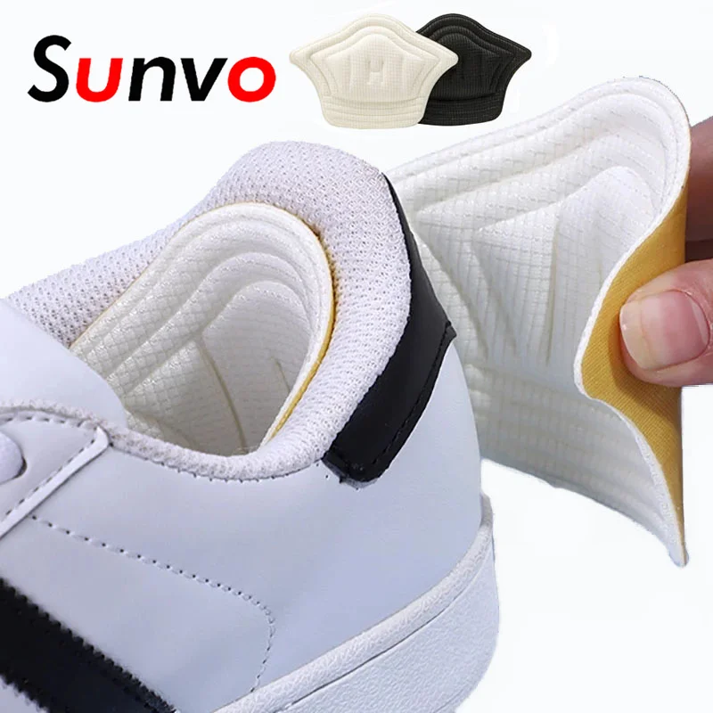 

2Pcs Insoles Patch Heel Pads Foot Heel Protectors Pain Relief Sports Shoes Patch Sneaker Insert Insole High Cushion Back Sticker