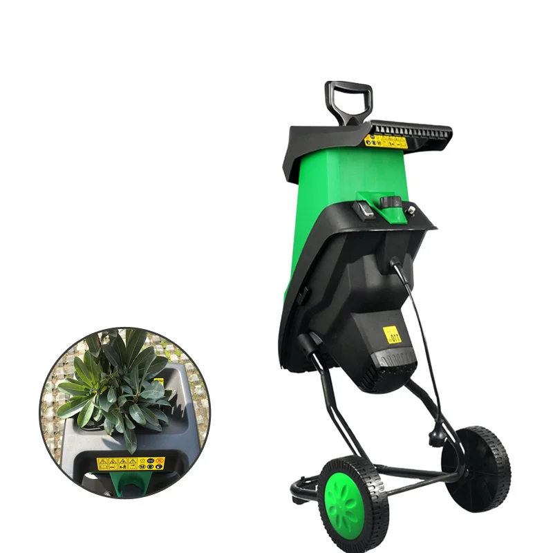 

2400W high-power leaves and branches small wood crusher electric garden silent tree branches shredder