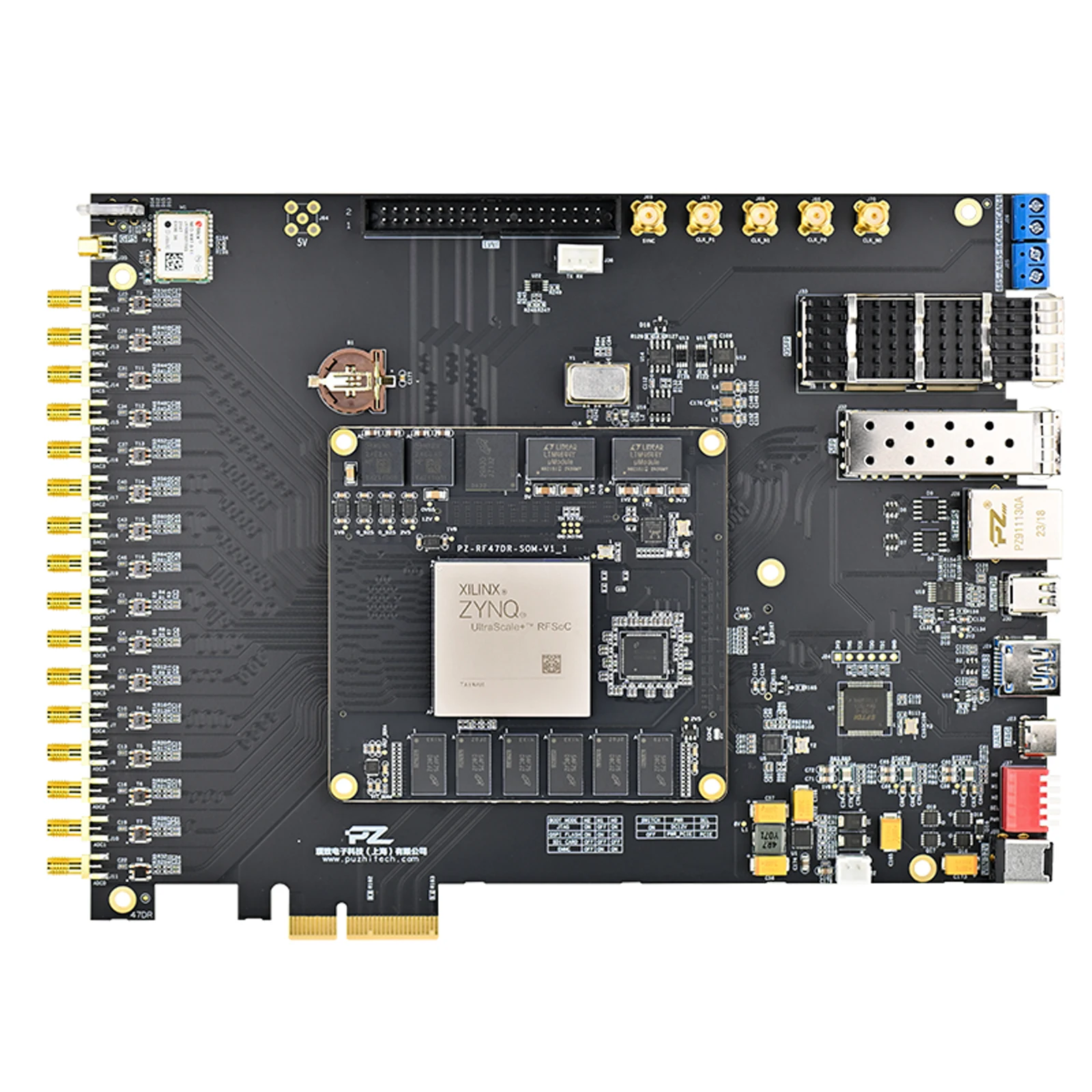 Фото Плата разработки на базе FPGA AMD Xilinx Zynq UltraScale+ XCZU47DR, комплект RFSoC PZ-ZU47DR-KFB №1