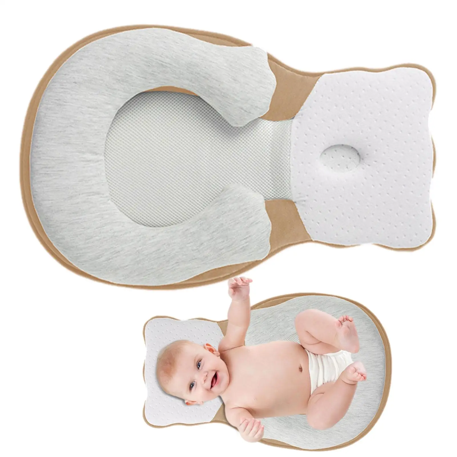 

Portable Newborn Lounger Baby Lounger & Infant Floor Seat Baby Sleep Positioning Adjustable Portable Bed Mattress For 0-12