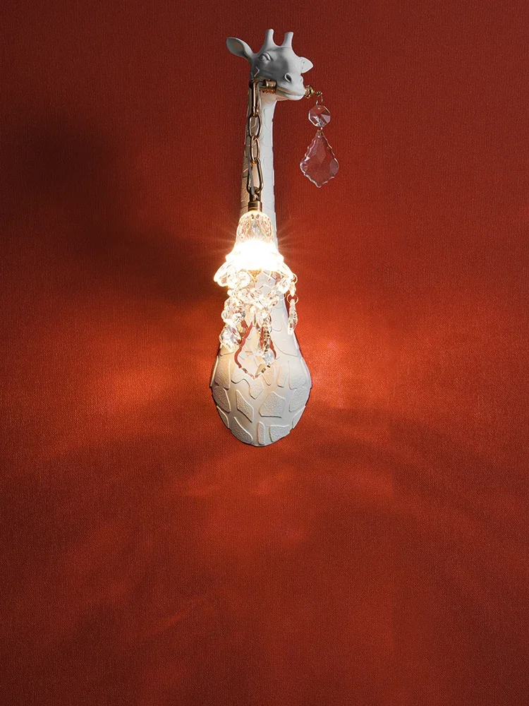 Настенный светильник с кристаллами жирафа прикроватная лампа для гостиной