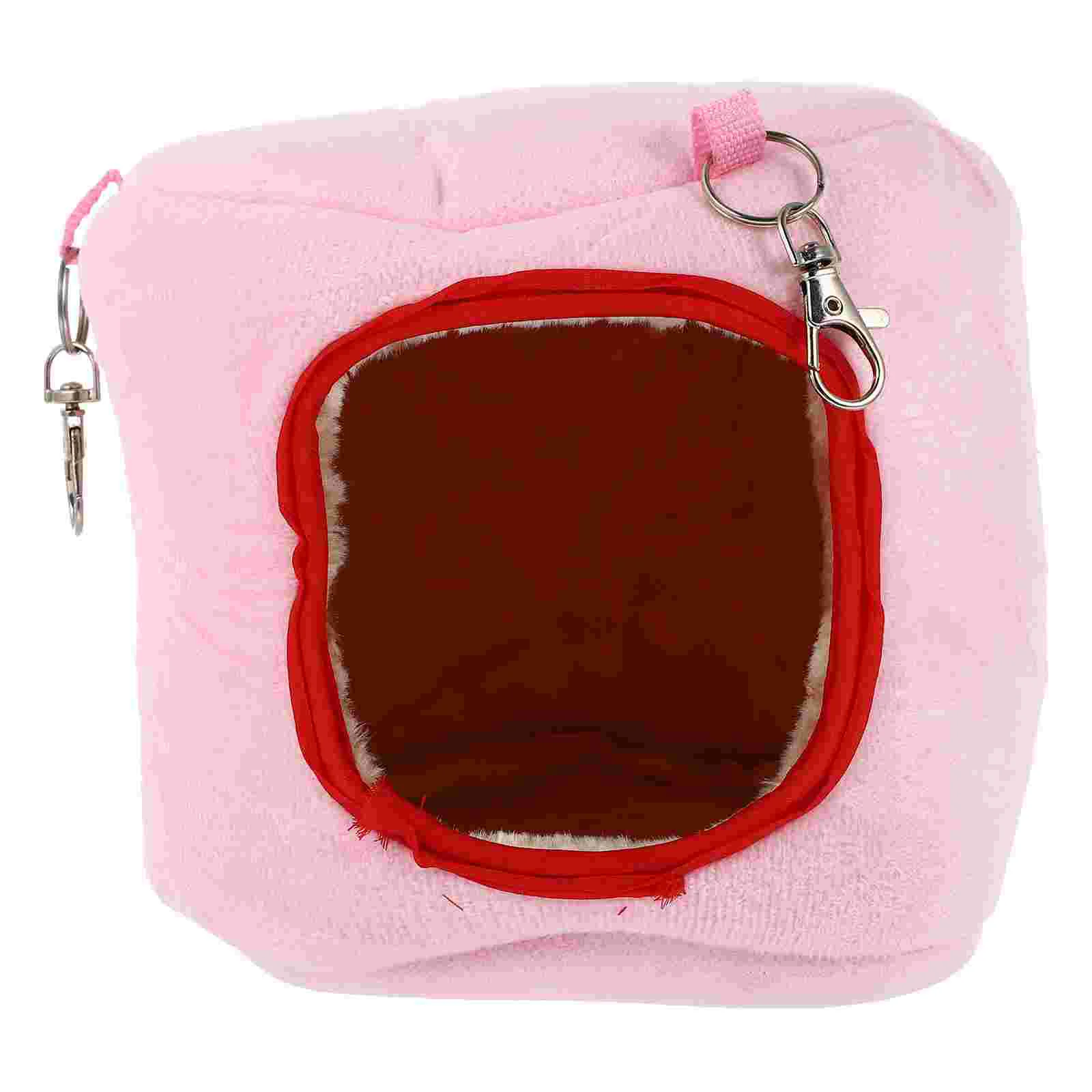 

Warm Pet Hamster Hanging Bed Pet Cage Hanging Decor Hamster Hanging for Home Pet