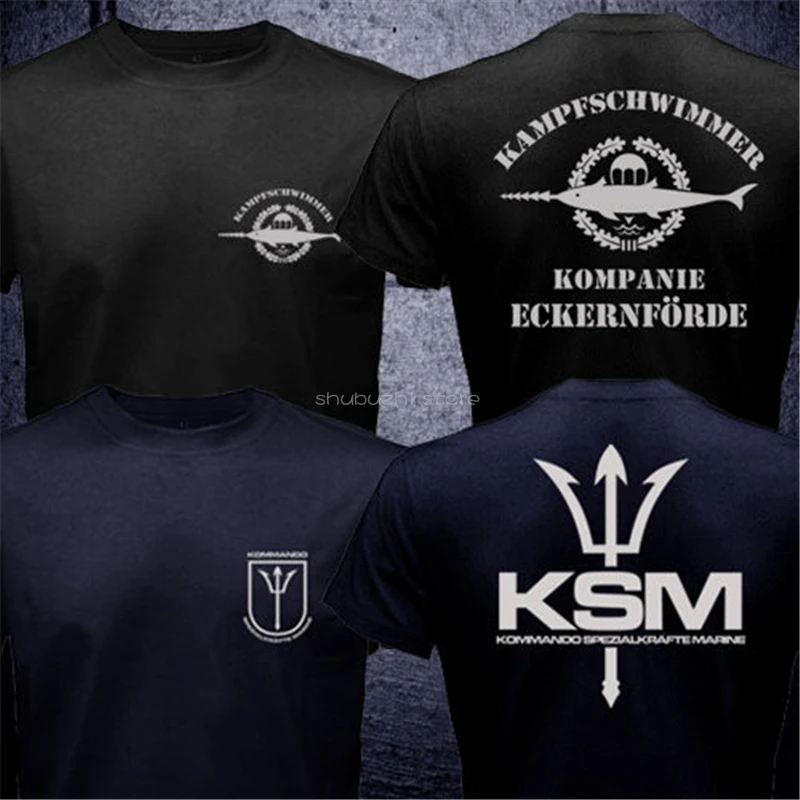 Фото Новый Deutschland Германия спецназ BPOL KSM KSK Kommando Spezialkrafte армейская Футболка модная брендовая мужская футболка sbz5150 №1