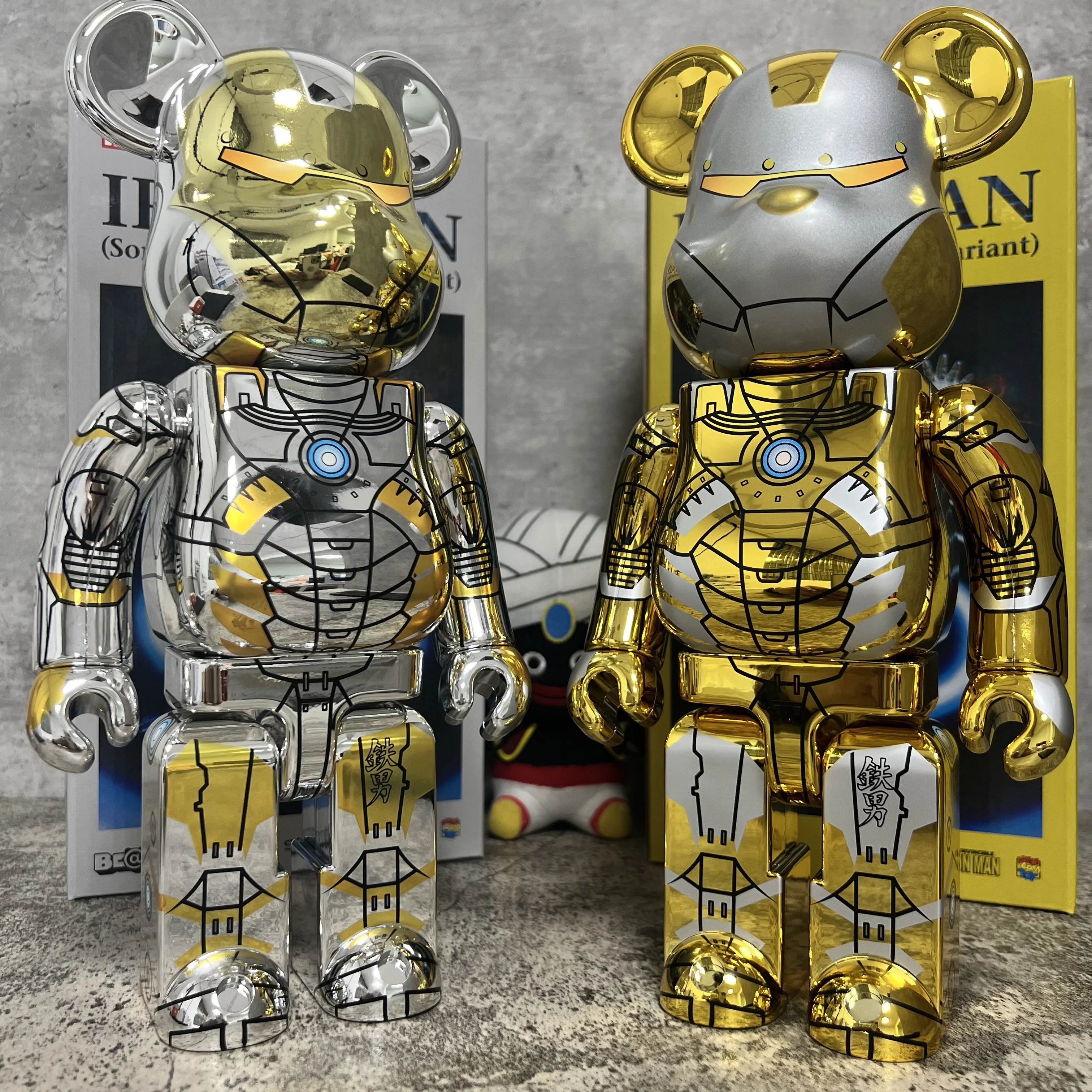 

400% Bearbrick 28cm Vinyl Craft Violent Bear Bearbricklys Action Figure Cartoon Sculpture Ornament Home Decoration Living Room