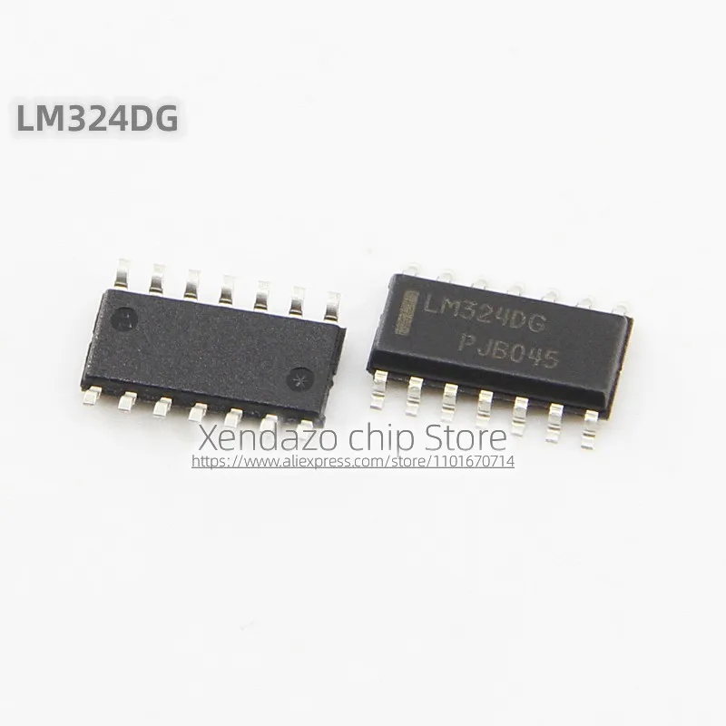 Оригинальный оригинальный четырехканальный операционный усилитель LM324DG LM324DR2G SOP-14 в упаковке, 10 шт./партия