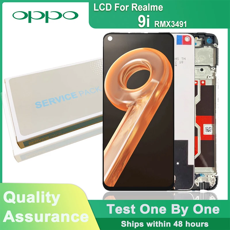 

Оригинальный ЖК-дисплей 6,6 дюйма для OPPO Realme 9i, ЖК-дисплей для Realme RMX3491, ЖК-дисплей, сменные детали