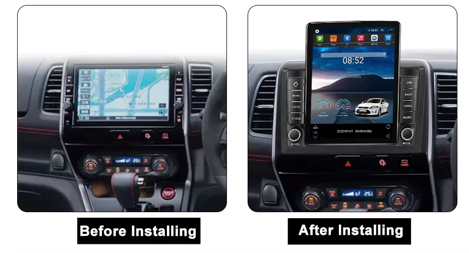 Автомобильная стереосистема Android 13 8 дюймов 128 ГГц для Nissan сирена 2016-2018 GPS BT AM FM DSP RDS