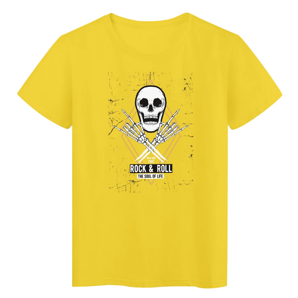 Рубашка с испанским свистком рокерская футболка 2022 года женская одежда лето панк