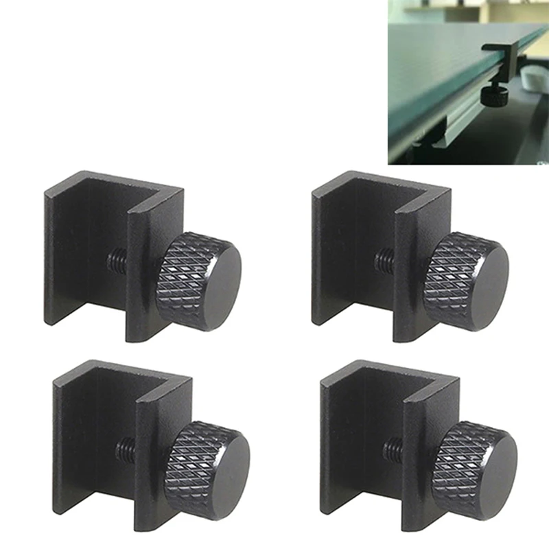 

3D Printer Parts 4pcs Glass Heated Bed Clip Clamp Heatbed clip Aluminium Alloy Hotbed Build Platform Retainer 2022 New