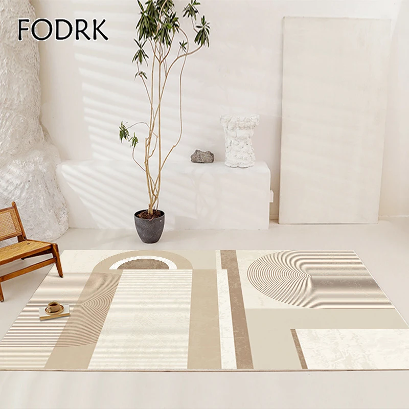 

Milk tea style line printed carpet living room bedroom cloakroom decorative floor mat turkiyede olmayan urunler rug alfombra 러그