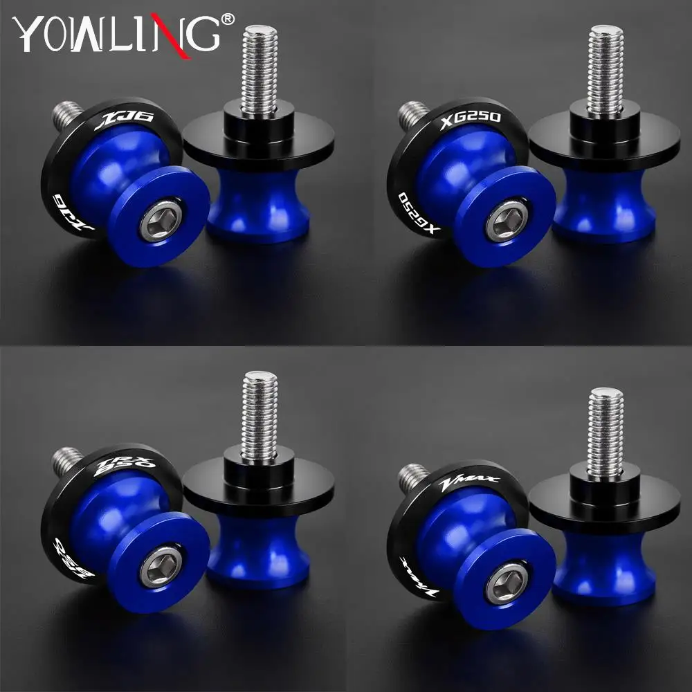 

Swingarm Spool For YAMAHA TRICKER TRX850 V-MAX VMAX1200 VMAX1700 XG250 XJ6 Motorcycle Accessories 6MM CNC Stand Screws Slider