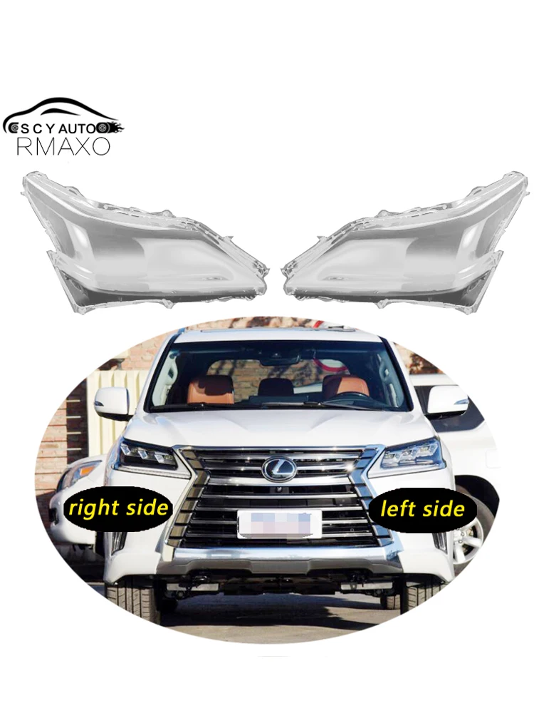 

Use For Lexus LX570 2016-2018 LX 570 Transparent Headlamp Cover Lamp Shade Front Headlight Shell Lampshade Lens shell