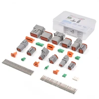 st6134 connector kit 212 pin gray ip67 waterproof electrical connectors 35 pairs barrel style solid