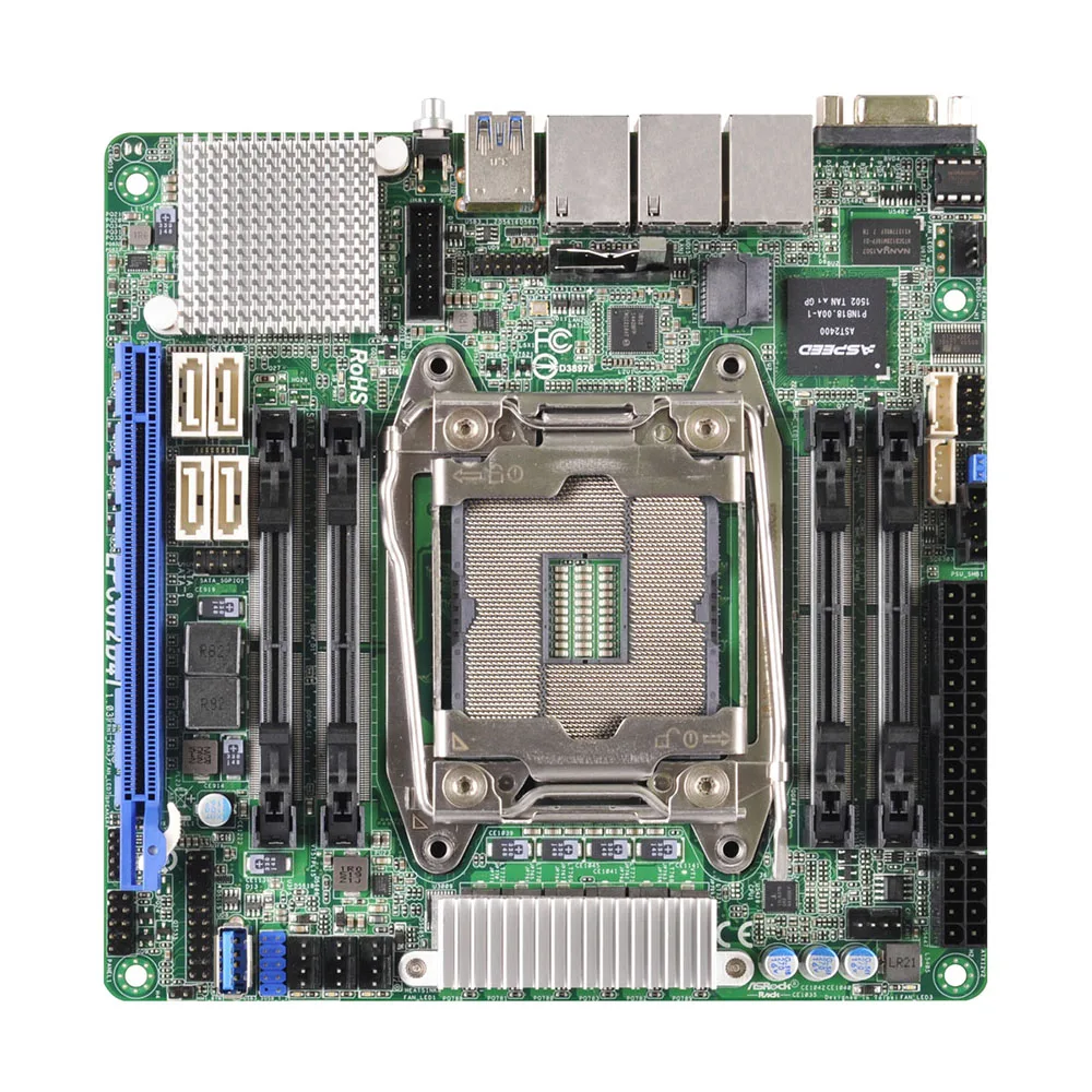 Server Motherboard For ASRock Rack For EPC612D4i LGA 2011 Support R3 E5-1600 2600 V3 V4 Good Quality