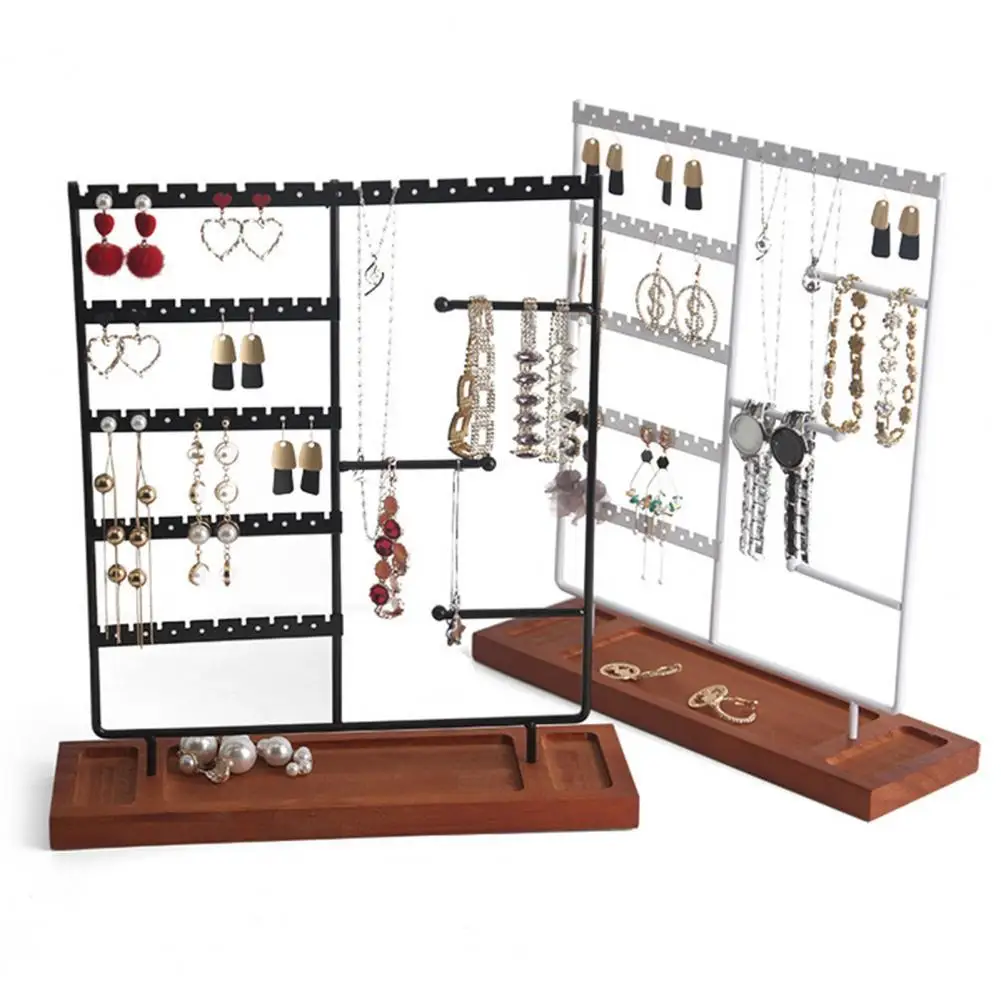 

Earrings Display Stands Non-Slip Space-Saving Sturdy Practical Earrings Rack for Home