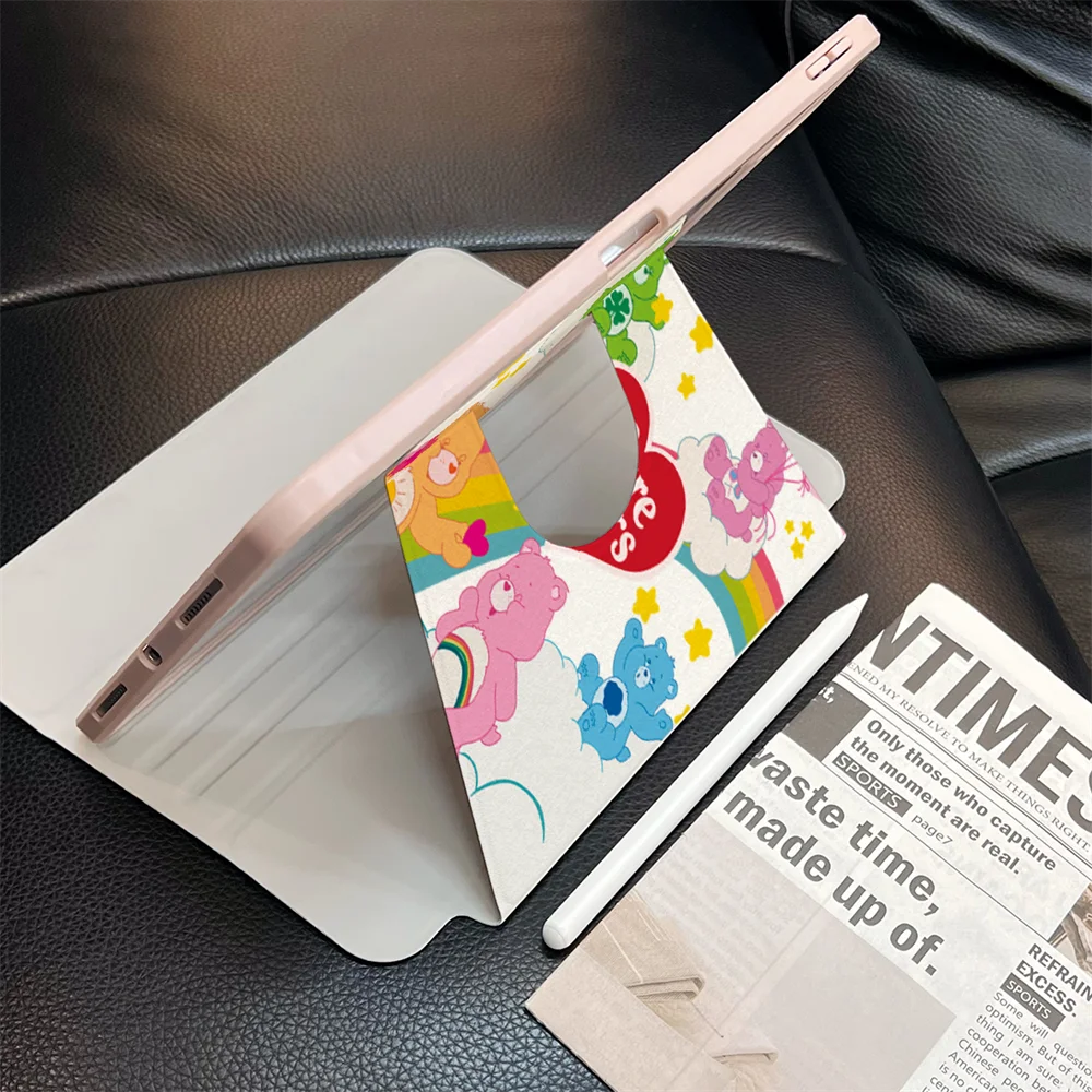 Для iPad Pro 11 2022 Air 4 5 6 2024 Чехол Funda 10th 10.9 Gen 10.2 7th 8th 9th 9.7 Mini6 Поворотный чехол-подставка