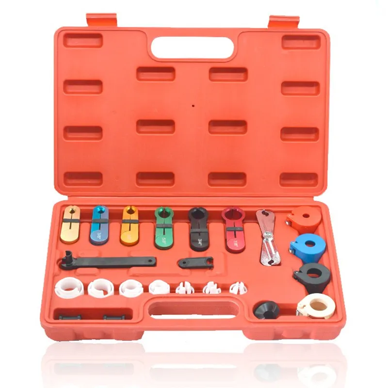 New!22pcs Fuel Transmission Line Cooler Quick Disconnect Auto A/C Tool Kit Set Master Quick Disconnect Tool Kit