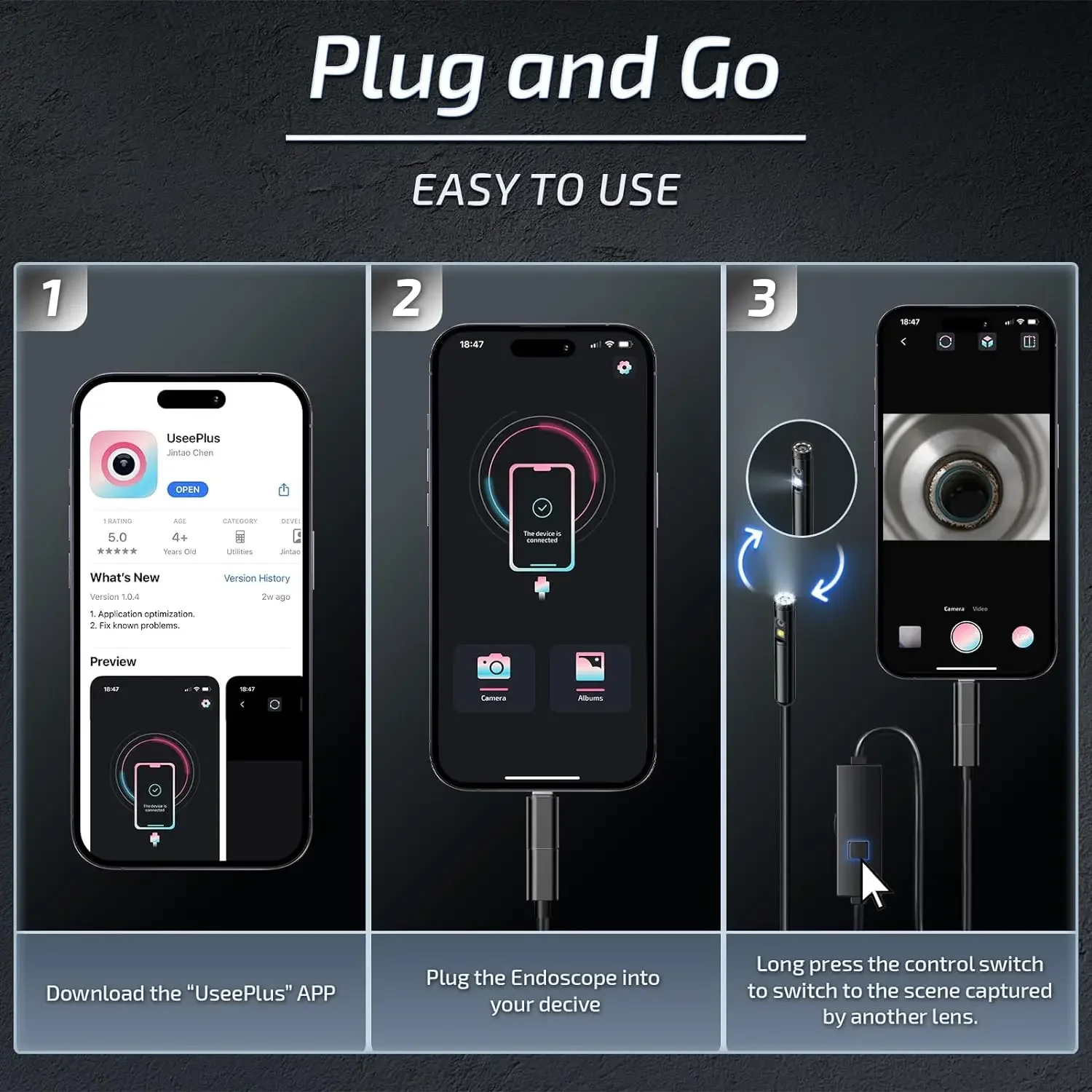 Рисунок 2 - Камера-эндоскоп с двойным объективом