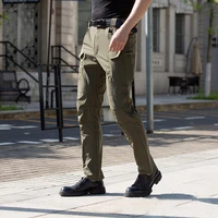 men tactical pants multi pockets elasticity cargo pants military combat quick dry pant swat army slim fat casual trousers 5xl