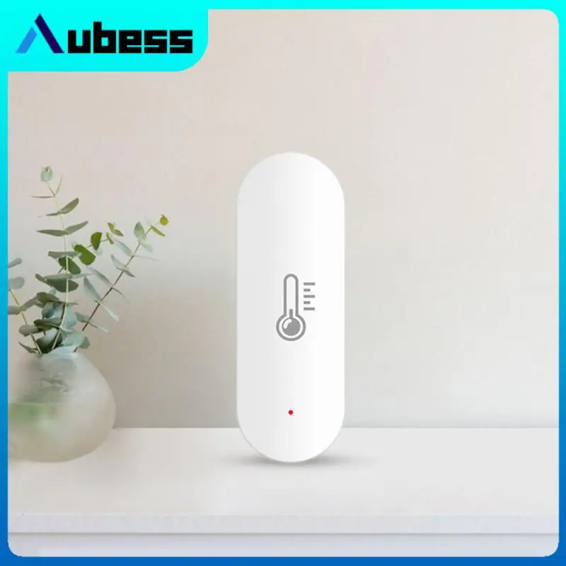 

Real-time Monitor Zigbee Hygrometer Thermometer App Control Humidity Sensor Wireless Intelligent Linkage Smart Home Tuya