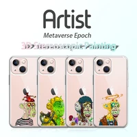 mutant ape yacht club phone case for iphone 13 12 mini 11 pro max 3d painting back cover 12pro 11pro soft silicone cute fundas