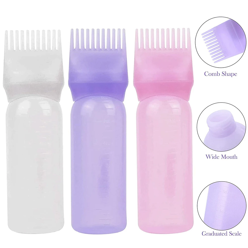 Plastic Dispensing Salon Oil Hair Coloring Hairdressing Styling Tool