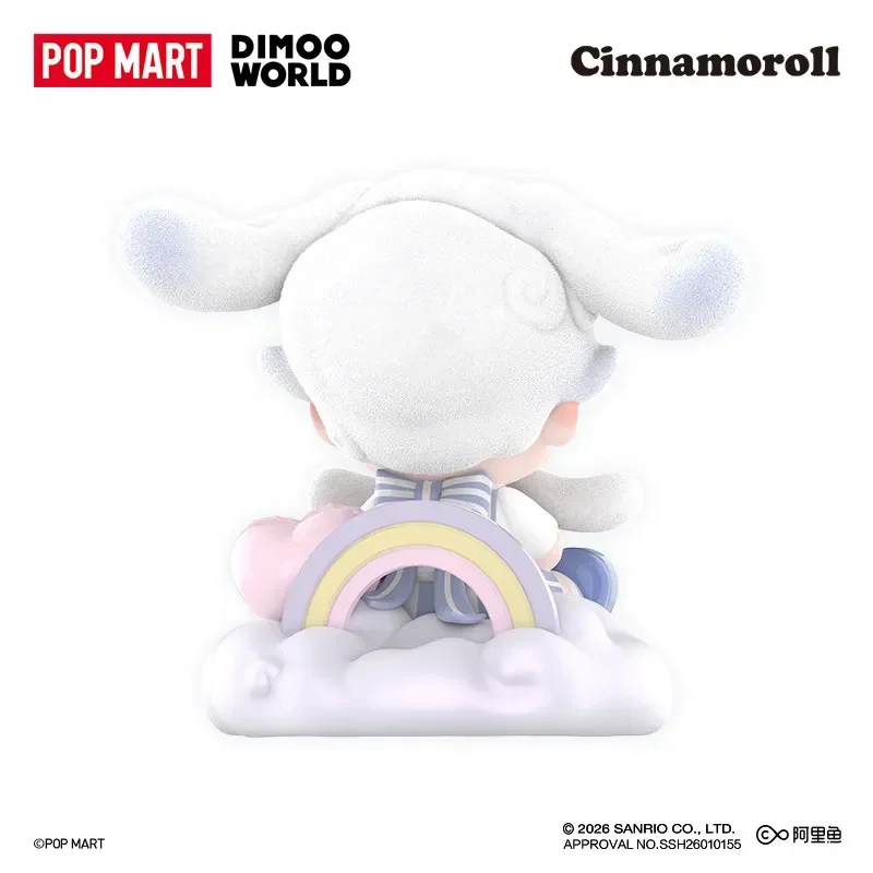 POP MART DIMOO WORLD Серия Cinnamoroll: Коллекционные фигурки-сюрпризы в закрытых коробках, милые аниме-фигурки, настольные украшения, коллекция (art.: 3920db1bf750b) - 3920db1bf750b