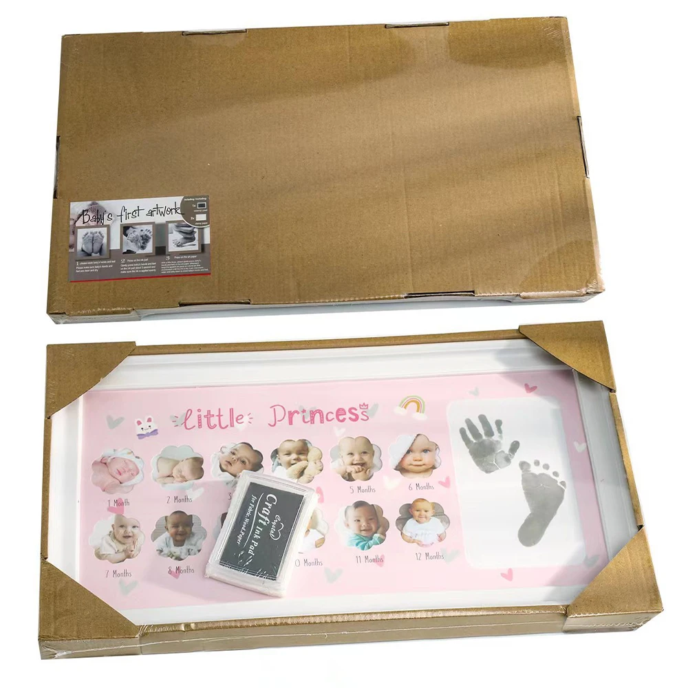 Ylsteed фоторамка для младенцев и малышей унисекс рисунок создатель ручных следов