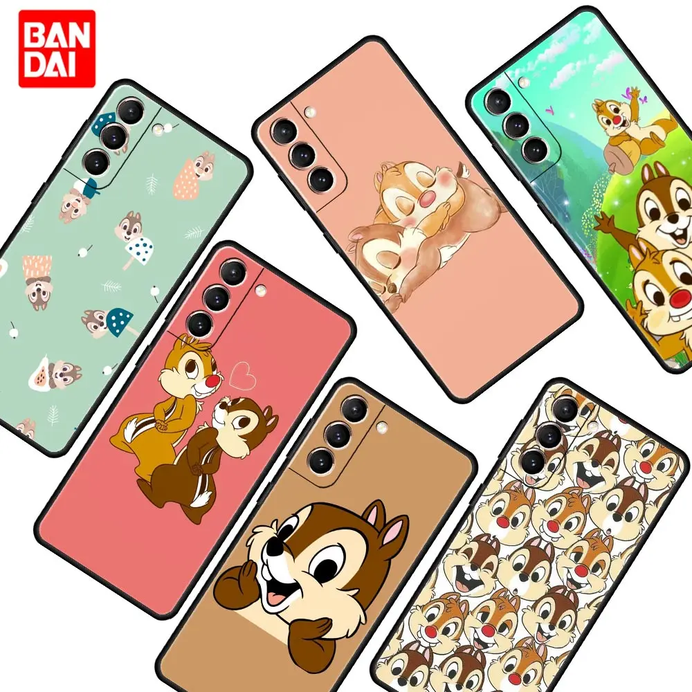 

Disney Chip And Dale Phone Case for Samsung Galaxy S22 S21 S20 S10 Plus Ultra FE 5G S22Plus S22Ultra Style Back Original Cover