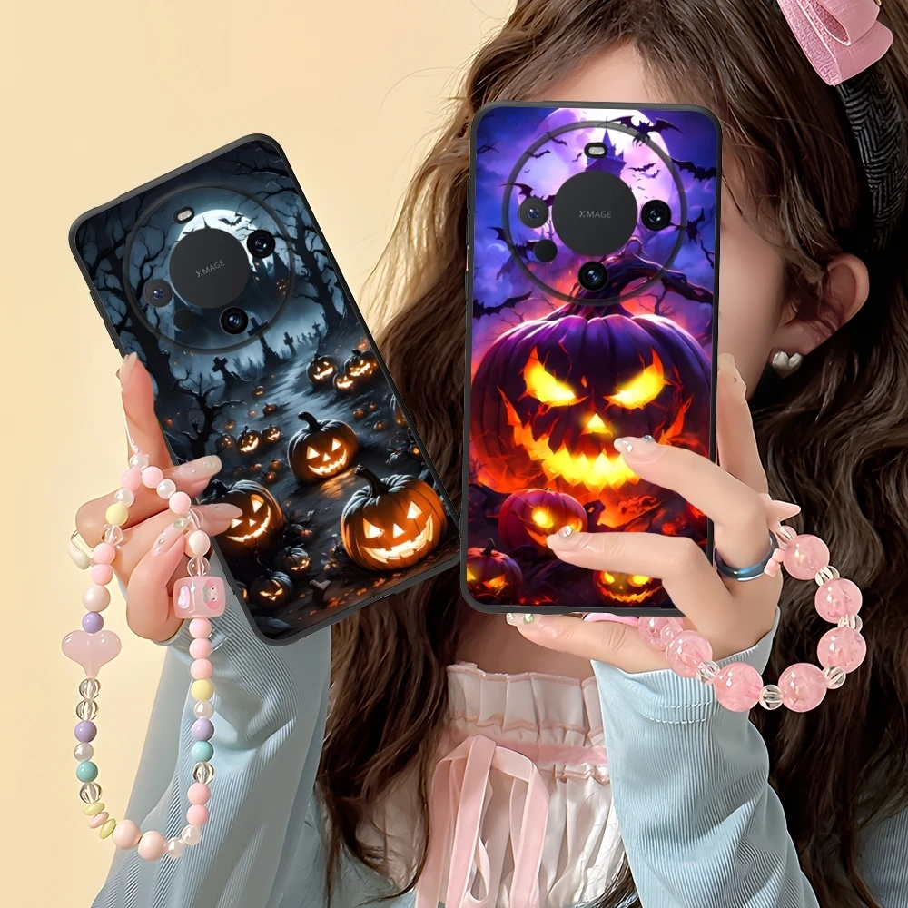 Чехол для мобильного телефона с тыквой на Хэллоуин Huawei Mate 60 50 40 30 20 10 Pro Plus Lite E 5G