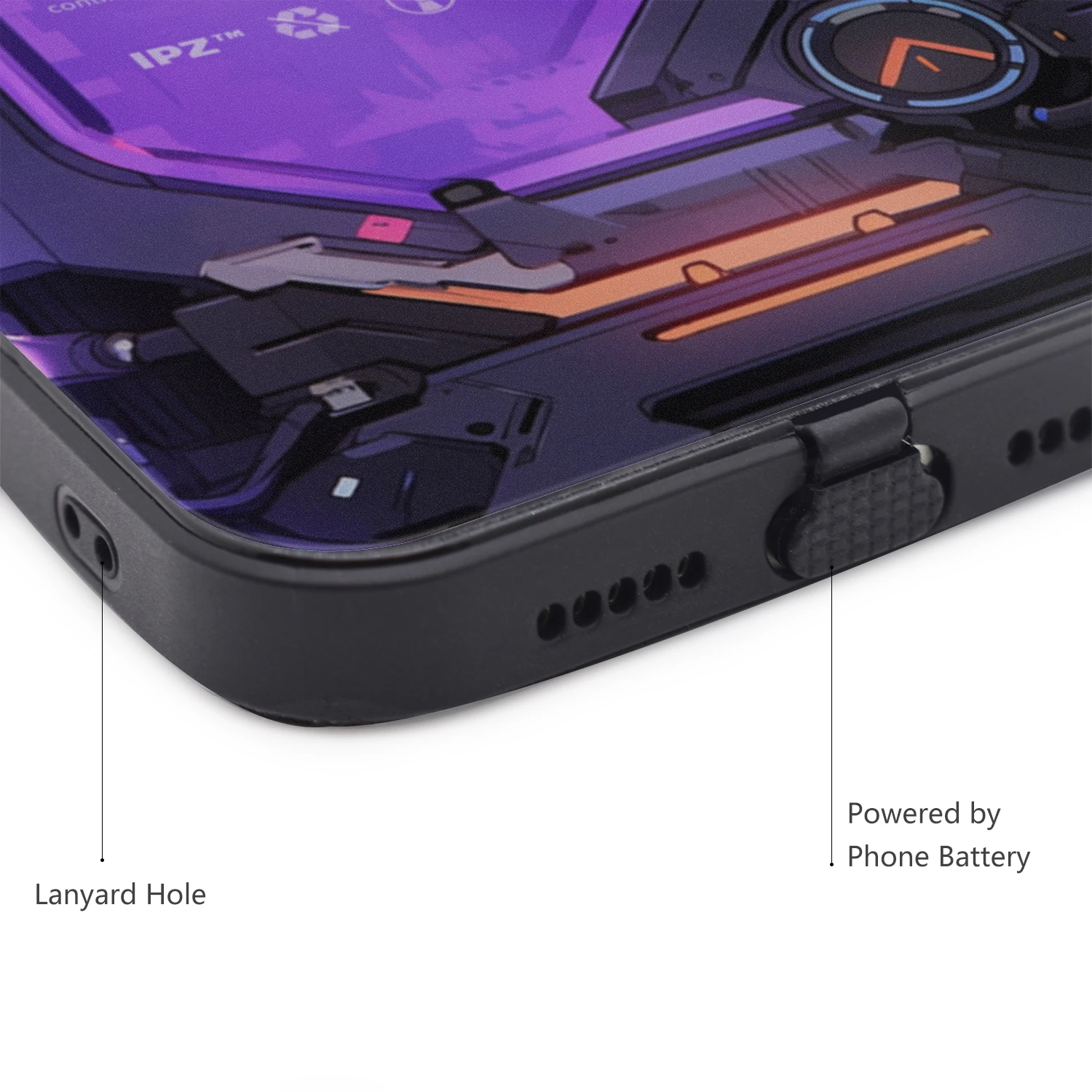 Cool Cyberpunk Future Style Teardown Printing Tempered Glass Luminescent Flash Case Compatible with iPhone 7 8 Plus X Xs XR 11 1