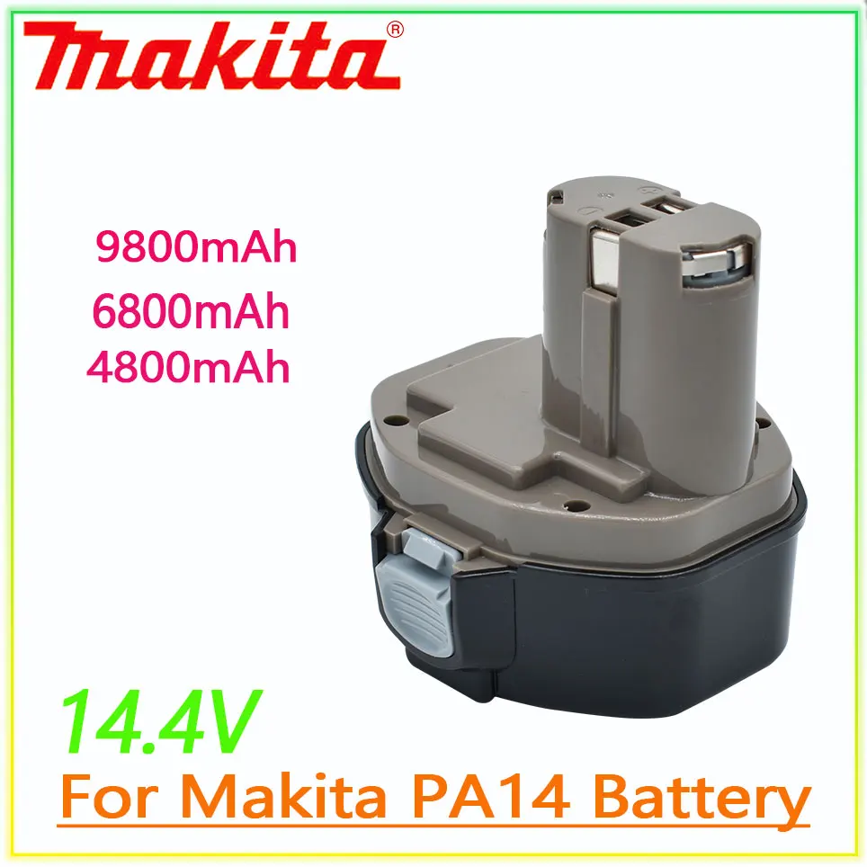 

Аккумулятор для электроинструмента Makita 14,4 В 4800 мАч 9800 мАч NI-CD аккумулятор для Makita PA14 1422,1420 192600-1 6281D 6280D батарея для инструмента