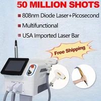 2022 new ce 3 wavelength alma 2 in 1 picosecond diode laser hair removal machine 2000w 808nm laser diode price