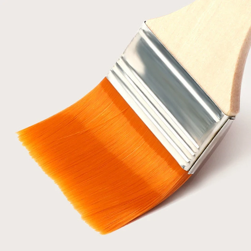 

Nylon Bristle Board Brushes Children's Oil Painting Brushes With Wooden Handles Art Paintbrushes Nylon Brushes